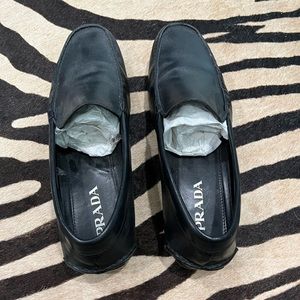 Mens Prada loafers. Sz 10.5. Black